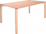 Dining table GARDENIA 150x90xH75cm, oak