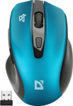 KIN Defender Mouse Wireless mouse Defender PRIME MB-053 optical clickless silent 1600dpi niebieska