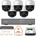 monitoring kit Imou 5x camera Cruiser 4MP POE