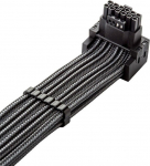 CableMod C-Series Pro Anschlusskabel - Variante A, 90&deg;, 16-Pin zu 4x8-Pin PCIe, carbon