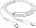 Kabel USB C do USB C Hoco PD 3A 60W 1 m X70 white