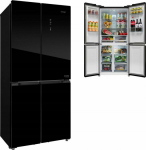 Concept Solution Concept Refrigerator Multidoor Quattro Refrigerator BLACK LA8383bc