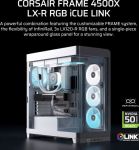 Corsair 4500X LX-R RGB Tempered Glass Mid-Tower, White Midi Tower