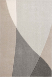 Carpet DIXIE CARVED-4, 100x150cm, grey/beige