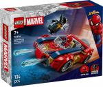 Lego Klocki Super Heroes 76336 Spider-Man in a car vs. Venomized Wolverine