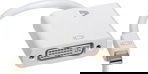 V7 MINI DISPLAYPORT TO DVI ADPTR, MINI DP TO DVI-D ADPTR 1080P FHD