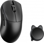 WLMOUSE HUAN Gaming Maus, Omron Optical Switches - schwarz