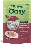 OASY Natury Soft Jelly Tuna with shrimp - wet cat food - 70g