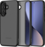 Kaitse&uuml;mbris Magmat, Samsung Galaxy A37 5G / A56 5G / A36 5G, matt l&auml;bipaistev musta &auml;&auml;rega, Tech-Protect