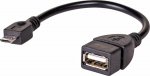 Adapter USB Akyga microUSB - USB Czarny (AK-AD-09)