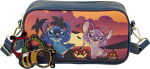 Loungefly Disney: Stitch - Stitch & Angel Halloween Costumes Crossbody Bag (WDTB3565)