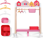 ZAP BABY born doll clothes rack with mirror