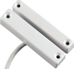 Sentek D20 surface magnetic contact for wooden door, white