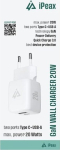 iPEAX 90010129 USB-C / USB-A Charger 20W
