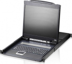 ATE Aten 8-Port 19" LCD KVM Switch, (USB - PS/2 VGA)