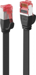 LINDY Patchkabel Cat6 U/FTP Flat band black 5.00m