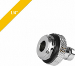 Thermaltake Pacific 1/4'' ID Barbs Chrome (CL-W039-CU00SL-A)