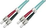 DIGITUS LWL Patchkabel ST -> ST 10.00m Multimode Duplex OM3