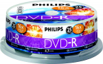 1x25 Philips DVD-R 4.7GB 16x SP
