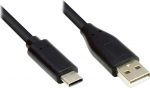 Alcasa Good Connections USB2.0 Kabel A-C schw. 2m
