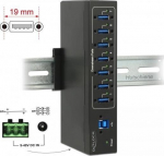 Delock External Industry Hub 7 x USB 3.0 Type-A