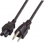 EFB Elektronik EFB Power cord USA/NEMA 5-15P-C5 180&deg;,sw,1.8m,SVT AWG18x3C