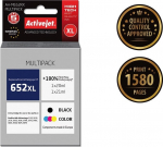 Activejet AH-M652RX ink (replacement for HP 652 F6V25AE/F6V24AE; Premium; 1 x 20 ml, 1 x 21 ml; black, color)