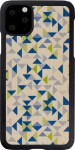 MAN&WOOD MAN&WOOD SmartPhone case iPhone 11 Pro Max blue triangle black