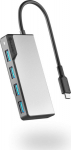 Alogic Fusion Swift USB-C 4-Port Hub Space Gray