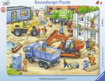 Ravensburger suur plaatpusle 40 tk Suured t&ouml;&ouml;autod