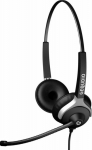 GEQUDIO Headset 2-Ear with 2.5mm Klinke