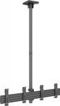 Multibrackets M Pro Series MBC2X1U - Mounting kit (clamp bracket for rod, rail, 2 anti-theft screws and plastic cover, 2 roof tiles with protection, 4 closes (80 cm), connection for 3 bars and external plastic wrap, 2 tilt arms (20 cm)) - en page - f ...