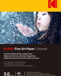Kodak fotopaber 10x15 Fine Art Smooth 230g 50 lehte