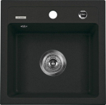 Sink Deante 1-chamber Zorba without drainer 44 x 44cm grafitowy (ZQZ 2103)