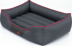 Hobbydog Den Comfort - Gray with red trim XXL