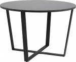 Dining table AMBLE D110xH75cm, black marble