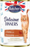 BUTCHER'S Delicious Dinners Pieces with venison in jelly - wet cat food - 400g