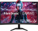ViewSonic VX Series VX2418C, 61 cm (24"), 1920 x 1080 Pixel, LCD, 1 ms, Schwarz