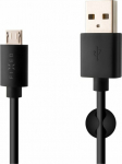 Kabel USB Fixed USB-A - microUSB 1 m Czarny (FIXD-UM-BK)