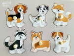 Smily Play Wooden Puzzle Pin Puzzle Dogs Smily Play