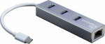 HUB USB Argus Argus 1x RJ-45 + 3x USB-A 3.0 (88885472)
