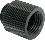 Barrow G1/4 Zoll Verl&auml;ngerung gerade MF 15 - schwarz