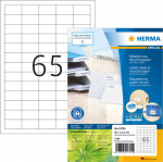 HERMA labels A4 38.1x21.2 mm Rec.Blue Angel 5200 St