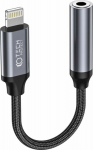 K&otilde;rvaklapipistiku adapter Apple iPhone Lightning otsik -> 3.5mm pesa, must, Tech-Protect