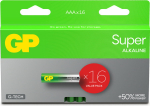 GP Batteries GP Super Alkaline Battery, Size AAA, 24A/LR03, 1.5V (16-pack)