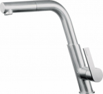 Deante Silia standing silver kitchen faucet (BQS F73M)