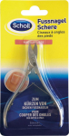 Scholl Toenail scissors - Pedicure clippers - Flat - Edelstahl - 1 St&uuml;ck(e)