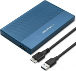 Qoltec Obudowa | Disk pocket SSD HDD 2.5" | SATA | USB 3.0 | Super speed 5Gb/s | 2TB | Blue