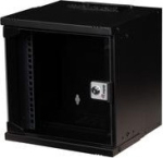 Equip 10" Wall housing glass door ECO 300x300mm 6U schwarz