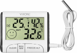 Orno Multifunctional weather station, Wired, White